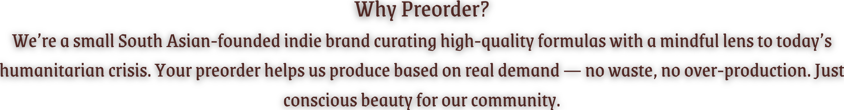 Naina Beauty preorder announcement